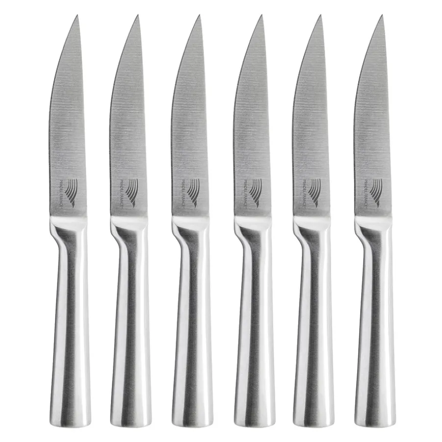 Best Sale Lot de 6 couteaux à steak tout inox Couteaux À Steak