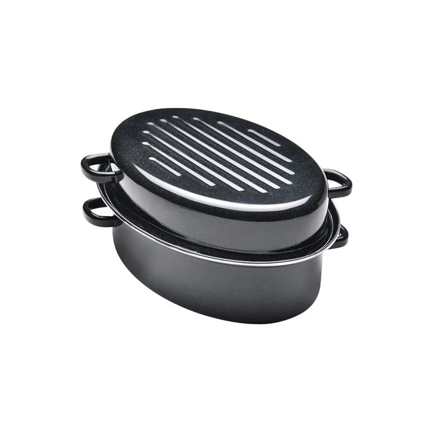 Clearance Rôtissoire saveur 2 en 1 Plats À Four|Cocottes Et Roasters